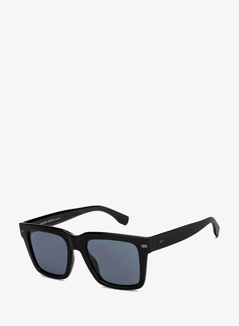 VINCENT CHASE Full Rim Square Classics Branded Latest And Stylish Sunglasses Polarized And 100% UV Protected Unisex Large VC S16744