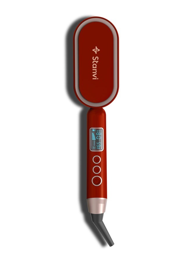 Pro Hair Straightener Brush "Premium" Red - pzsku/Z055992202D4FA1CEDE7FZ/45/_/1695733283/0e27f100-8115-40a2-bd0d-926528a42856