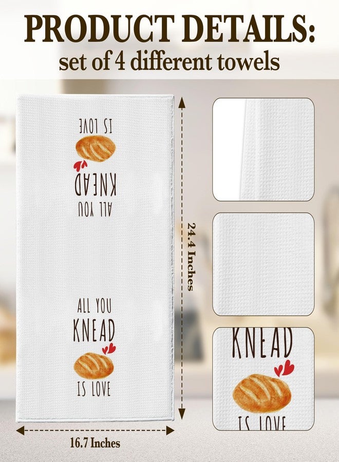 DETIHO Cute Kitchen Towels, Funny Dish Towels Tea Towels for Kitchen Baking, Baking Gifts for Women Mom, Drying Decor Accessories (A03) - Image 2