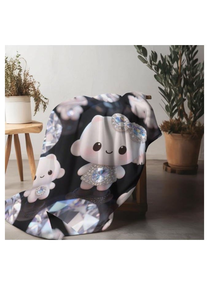 general Children's or student cartoon flannel thin blanket (warm and comfortable, suitable for sleep, games) 100cm*150cm - 73 - Image 5