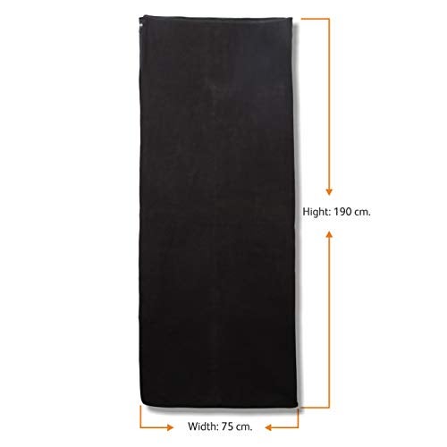 Tripole Fleece Sleeping Bag Cum Blanket(Black) - Image 3