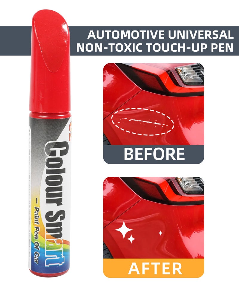 VARGTR Touch Up Paint Pen for Cars,Car Scratch Repair Pen,Car Accessories Car Touch Up Fill Paint Pen,Car Remover Scratch Paint Pen,Automotive Touch Up Paint for Erase Car Scratches (Red) - Image 2