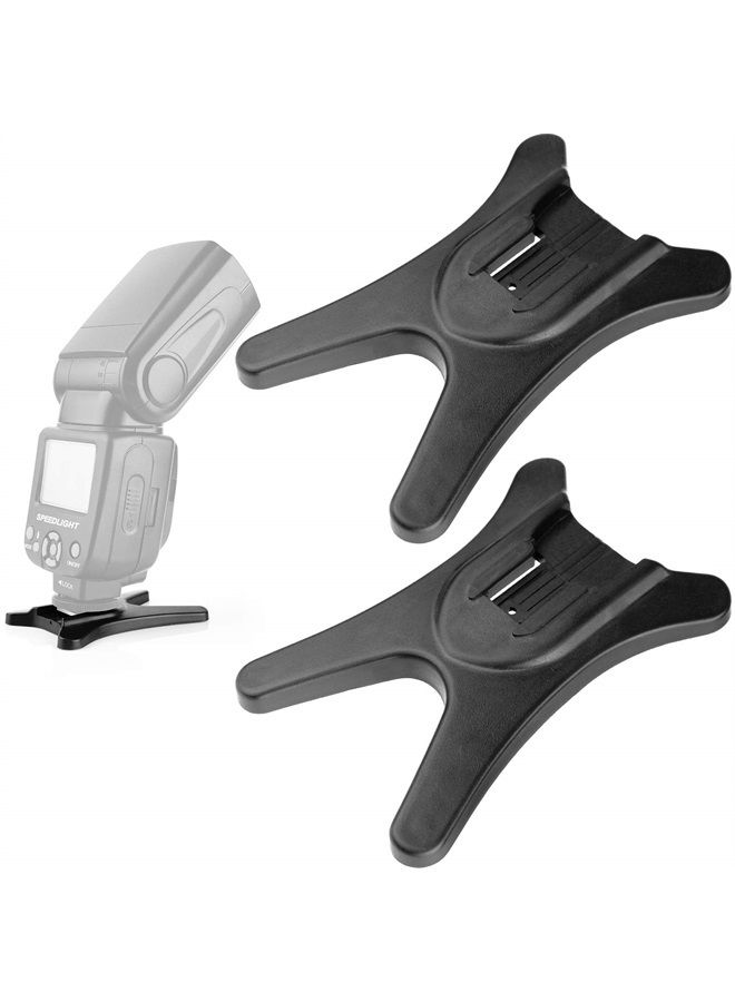 Anwenk Camera Flash Stand Flash Speedlight Hot Shoe Mount Stand with 1/4" Metal Tripod Thread for Flash Speedlight Speedlite (Hot Shoe Flash Stand) - Image 1