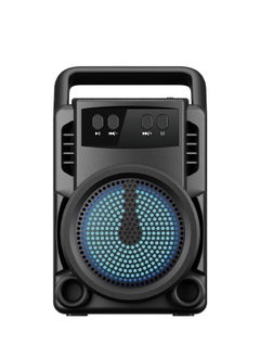 GREATNICE Wireless Bluetooth Speaker, Portable Speaker  USB Charger, Bass/FM Radio/TWS 3 Inch, Lightweight Handle for Home Party Outdoor Beach, Black  - Image 1