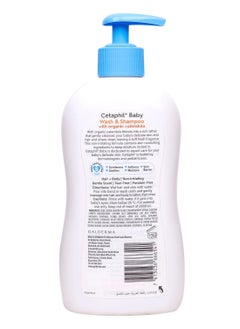 Cetaphil Baby Gentle Cleanser Moisturizer Foaming Wash and Shampoo with Organic Calendula 400ml  - Image 2
