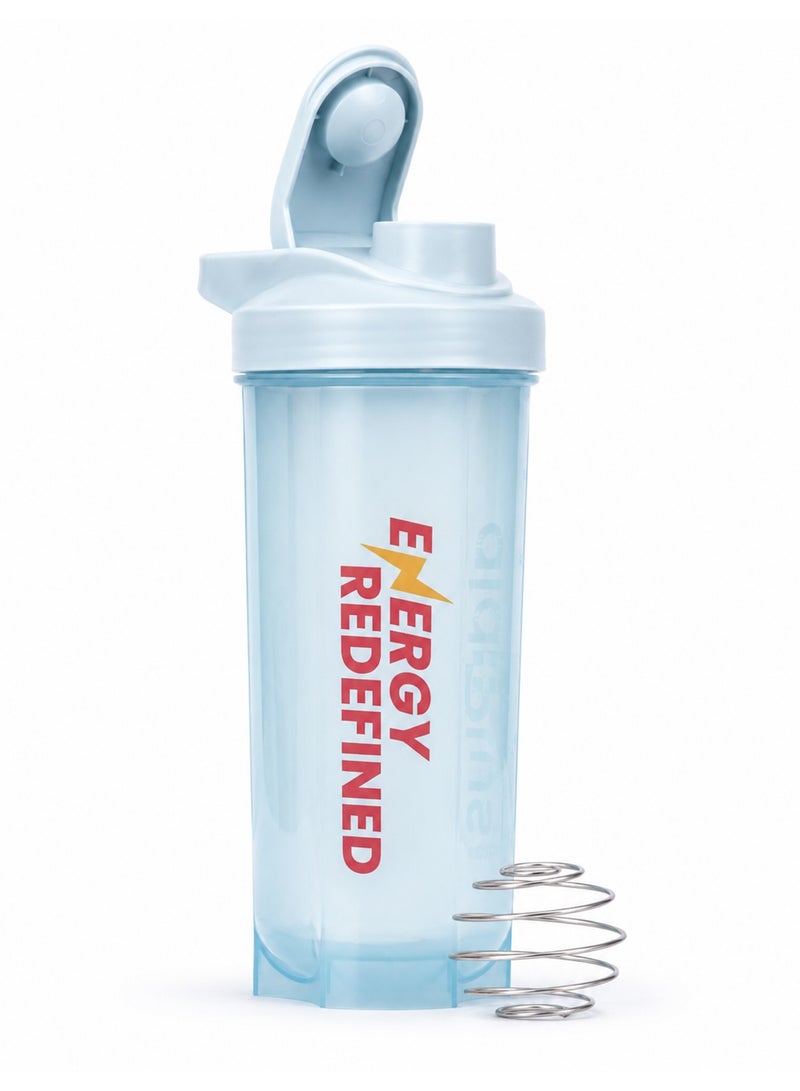 Aid Plus Sport Shaker Bottle 700ml with Bag | BPA-Free Protein Blender Bottle | Leak-Proof Gym Bottle with Click Closure & Blender Ball - Image 1