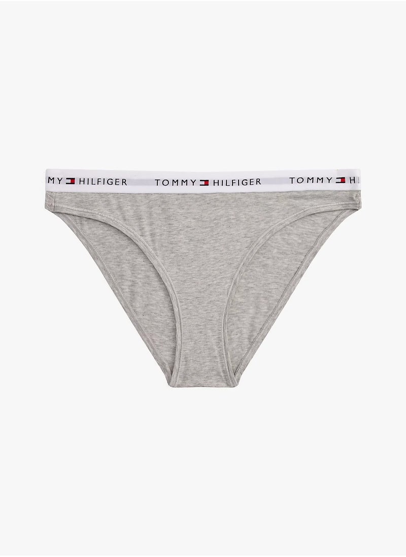 Tommy Hilfiger Sport Tommy cotton stretch Brief with logo band, Set of 4 " black, grey, white, Navy "  - Image 5