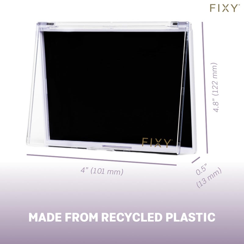 FIXY Extra Small Magnetic Makeup Palette | 4.8"x4.0" Clear-Top Organizer â€“ Depot, Organize & Declutter Eyeshadow, Blush & More â€“ Travel-Friendly, Customizable & Portable - Image 2