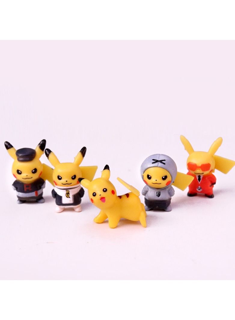 بوكيمون مجموعة مجسم بوكيمون للاطفال 10 قطع 5x3.5 سم - Image 2