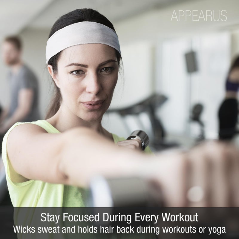 APPEARUS Disposable Headbands without Closure Stretch Cotton Cloth Spa Facial Headband (48 Count) - Image 5