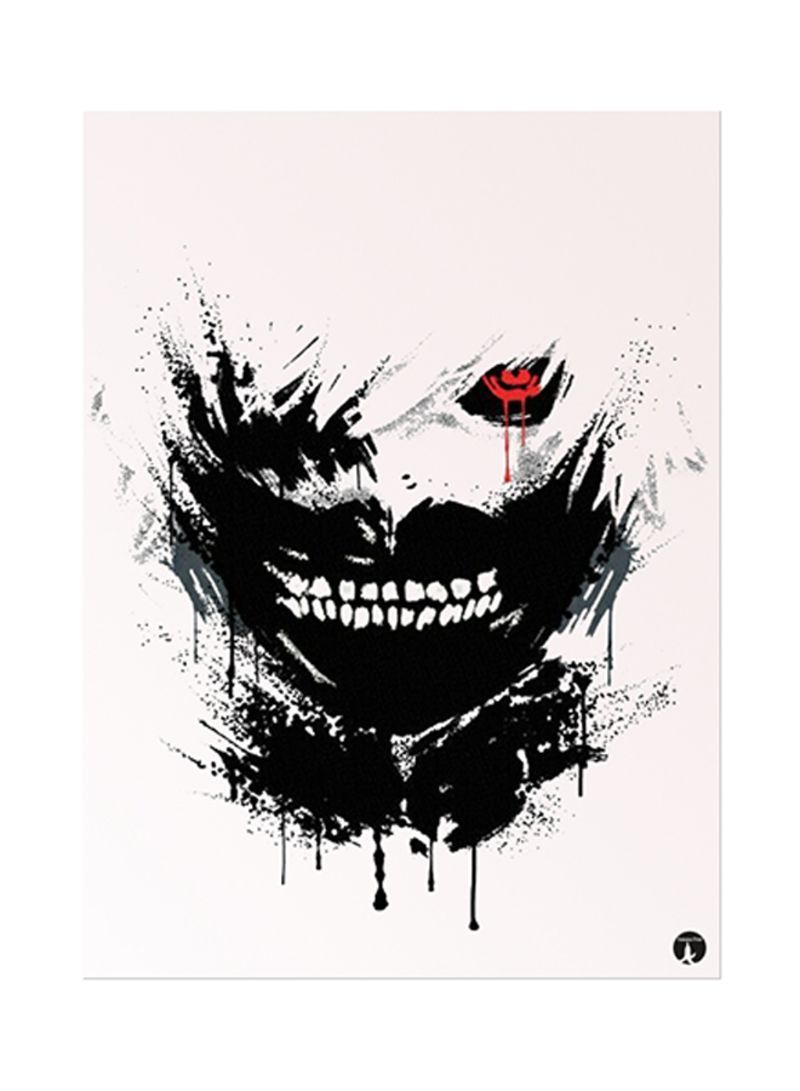 Anime Tokyo Ghoul Metal Plate Poster Multicolour 15x20centimeter