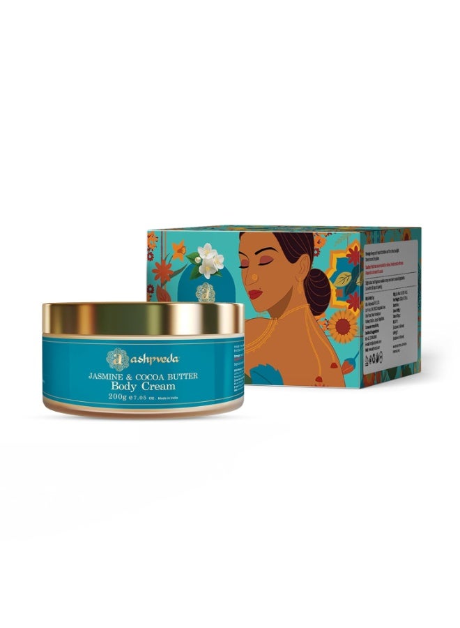 Ashpveda Jasmine & Cocoa Butter Body Cream, UVA/UVB Sun Protector (200 gm) - Image 3