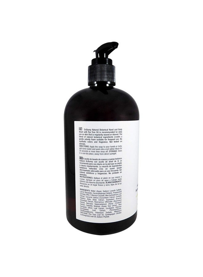 Waxness Waxness Dr. Bump Botanical Body Lotion and Wash with Tea Tree and Lemongrass 2 X 16 fl oz / 480 ml  - Image 4