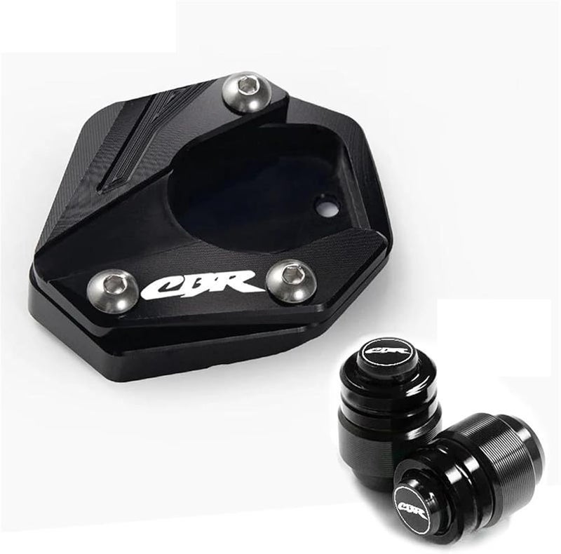 Honda CBR650R CBR500R Side Bracket Extension Pad Support Plate Black - Image 1