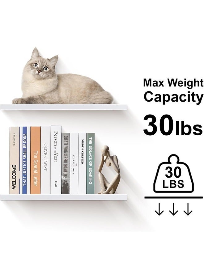 White Three-Layer Floating Shelves, Decorative Wall Bathroom Hanging Set, Kitchen Living Room/Kitchen/Bedroom Storage - Image 5