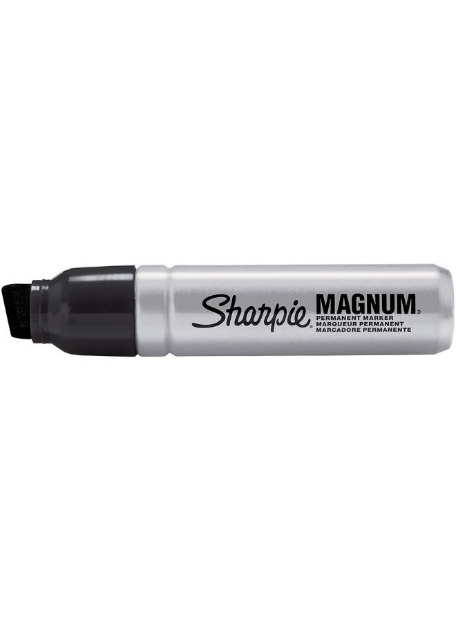 SHARPIE 44001Bx Magnum Permanent Marker, Black, 12/Box - Image 3