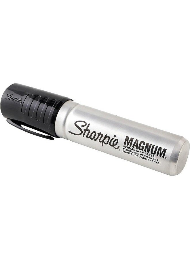 SHARPIE 44001Bx Magnum Permanent Marker, Black, 12/Box - Image 2