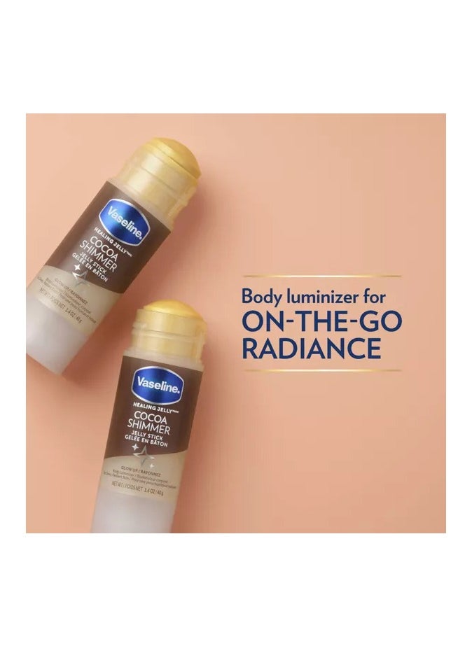 Vaseline - Vaseline Cocoa Shimmer Jelly Stick 40g - Image 1
