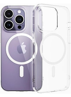 Dexmon iPhone 13 Compatible Case with Magsafe Charging Feature Non-Yellow Hard Transparent Thin Fit Design  - Image 2