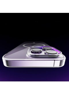 Dexmon iPhone 13 Compatible Case with Magsafe Charging Feature Non-Yellow Hard Transparent Thin Fit Design  - Image 3