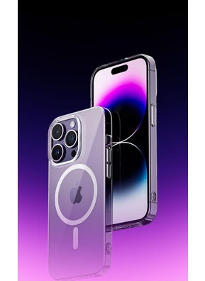 Dexmon iPhone 13 Compatible Case with Magsafe Charging Feature Non-Yellow Hard Transparent Thin Fit Design  - Image 5