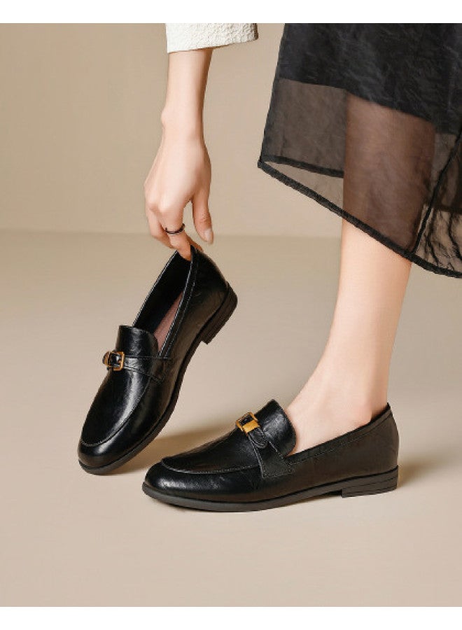 RED DRAGONFLY Spring 2026 New British Style Loafers Women Slip-on Commuter Shoes Women Flats - Image 1