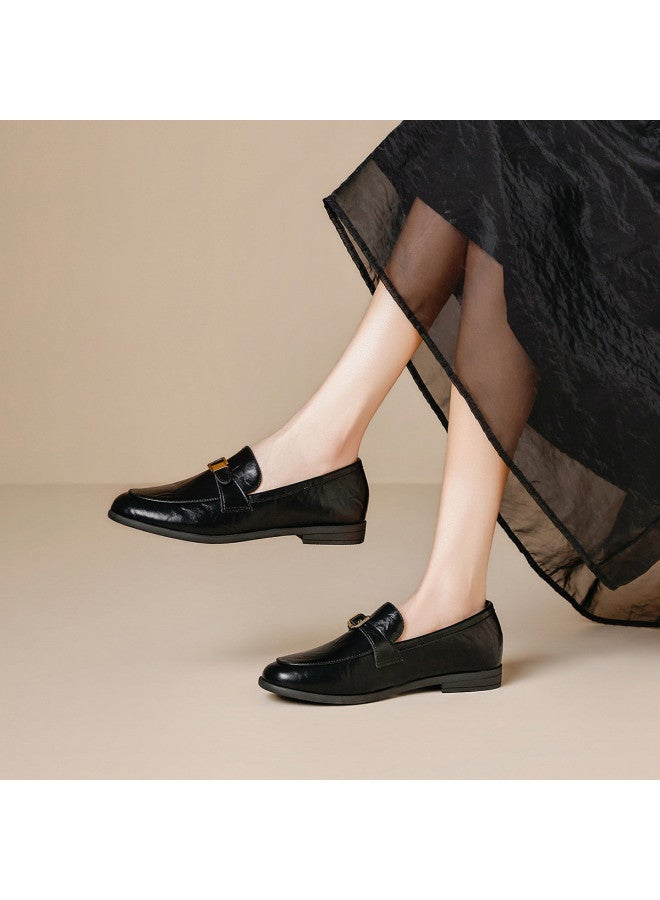 RED DRAGONFLY Spring 2026 New British Style Loafers Women Slip-on Commuter Shoes Women Flats - Image 3
