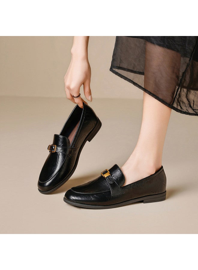 RED DRAGONFLY Spring 2026 New British Style Loafers Women Slip-on Commuter Shoes Women Flats - Image 2