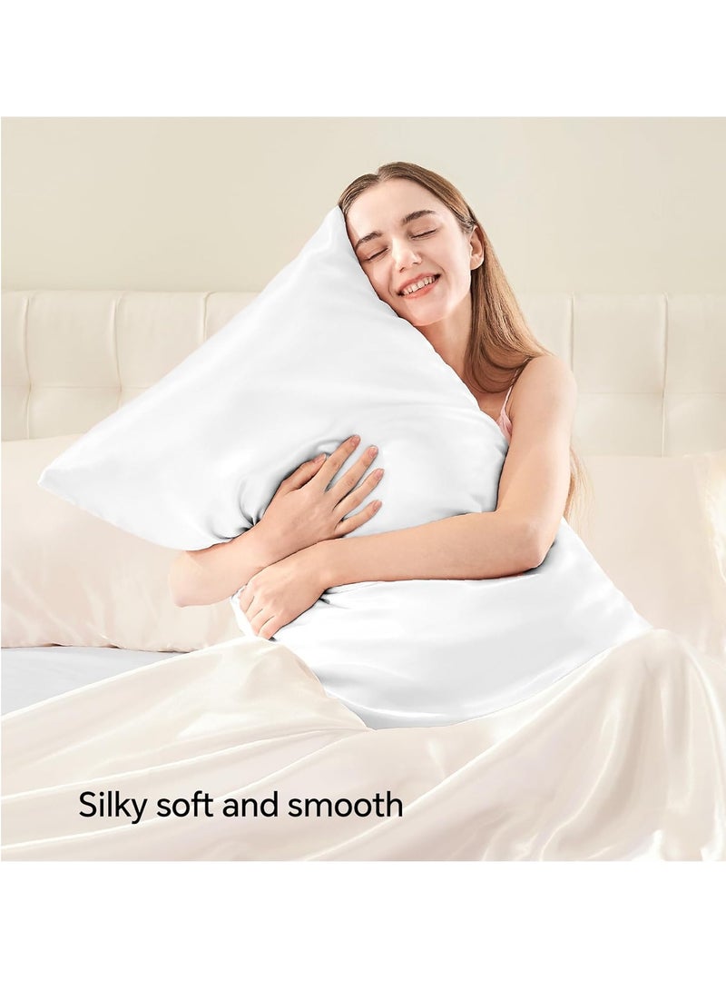 بيوينتي كيس مخدة من الساتان مع سحاب 2 عبوة - Image 5