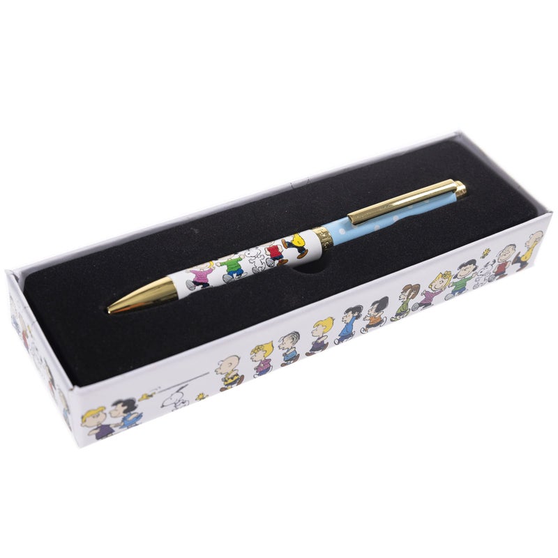 Graphique Peanuts Fashion Pen | 5.5â€ Ballpoint Pen | Refillable Black Ink | Retractable Twist Top | Matching Decorative Box | Comfort Grip for Writing | Office Supplies Accessories - Image 2