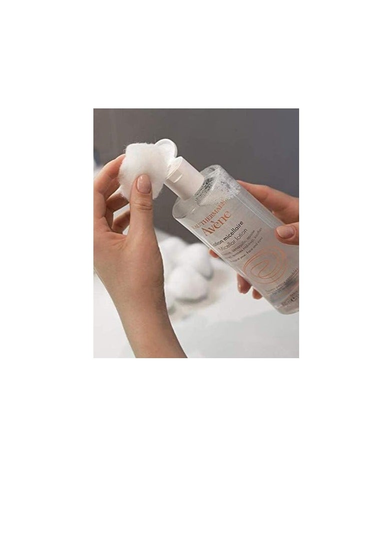 Aven Eau Thermale Avène Micellar Cleansing Water Lotion, No-Rinse Makeup Remover Toner for All Skin Types, 6 fl oz - Image 3