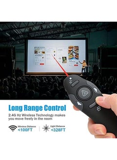 Generic Presentation Clicker, Presenter Remote Clicker for Presentation Remote, PPT Clicker 2.4GHz USB Presentation Clicker for Computer, Laptop, Keynote  - Image 3