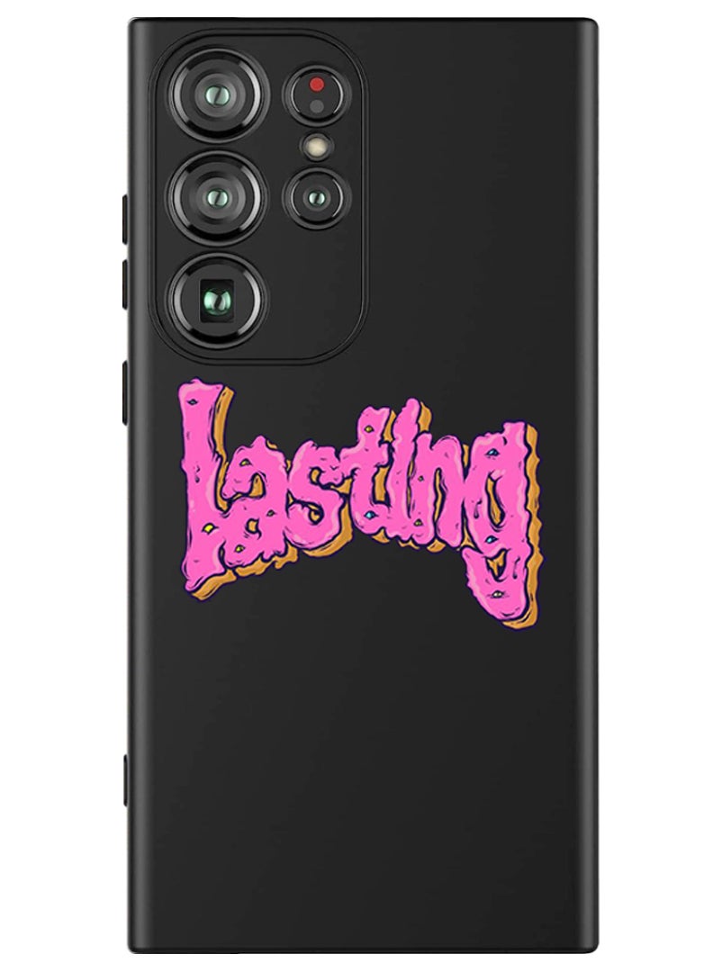 Theodor Protective Slim Fit Case Liquid Silicone Cover with Full Body Protection Anti-Scratch Shockproof Case For Samsung Galaxy S24 Ultra (Black) - Lasting - Image 1
