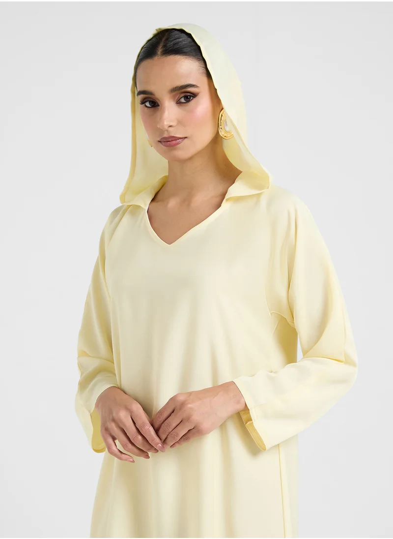 ARABIAN CLOSET Hooded Abaya