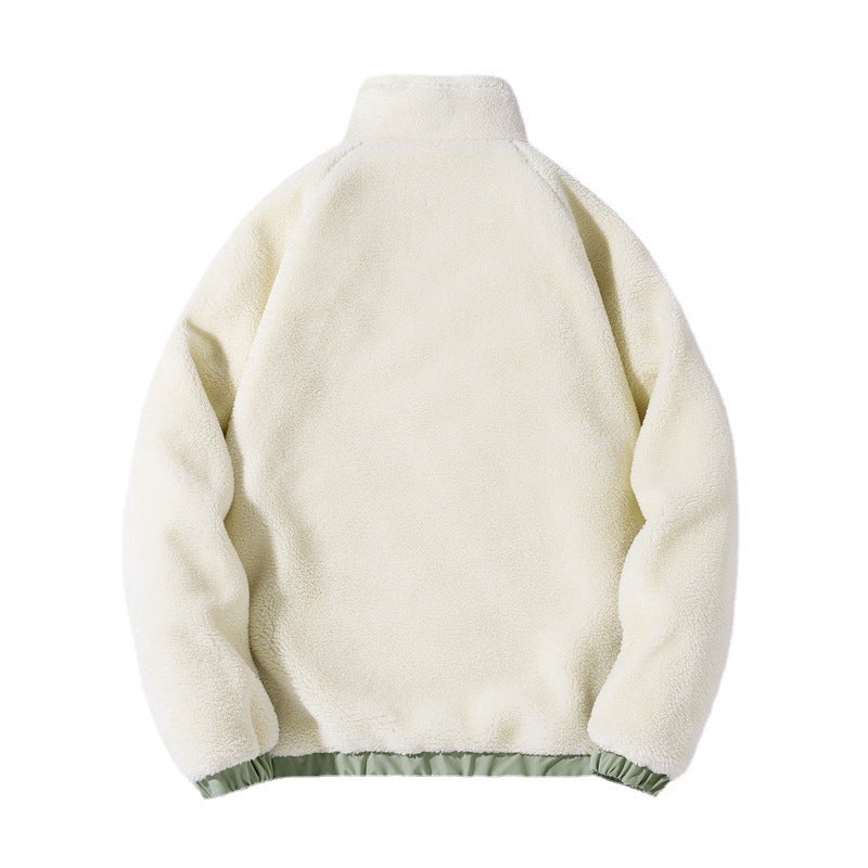 Teddy Fleece Fleece Clothing Thickened Men'S And Women'S Fleece Outdoor Fleece Fleece Clothing Stand Collar Warm Coat Lovers - Image 5