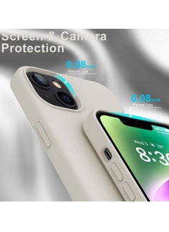 Houmt iPhone 14 Case with 2 Pack Screen Protectors Soft Flexible Silicone Gel Rubber Bumper Cover Slim Fit Shockproof Protective Phone Case Cover for iPhone 14 6.1"  - Image 4