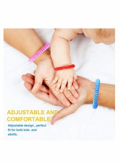 KASTWAVE 12Pack Reusable Bracelet, Natural and Waterproof Wrist Bands for Children and Adults, Nature Citronella, Lemongrass and Eucalyptus, Individually Wrapped, Travel Protection Outdoor Indoor  - Image 4