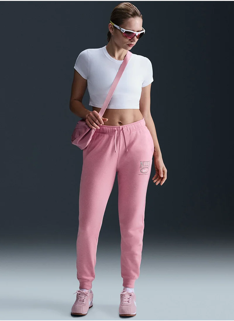نايكي Nsw Club Fleece Graphic Sweatpants