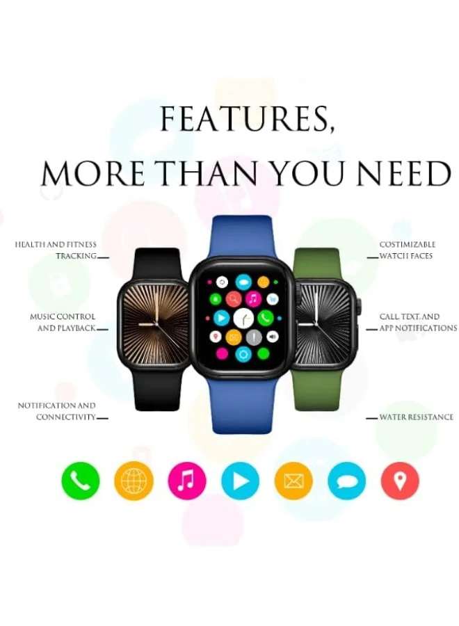 KENNETH SCOTT Unisex Mesh & Silicone Smart Watch KA10PRO-RSBMK - 35.5 mm