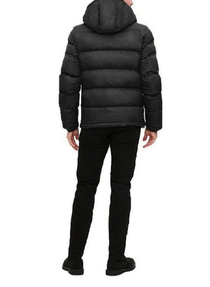 general Winter Puffer Down Jacket Long Sleeve Zipper with Removable Hood - Image 4