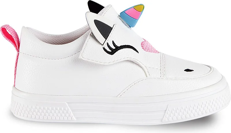 دينوكيدس Unicorn White Girls Sneakers Sports Shoes