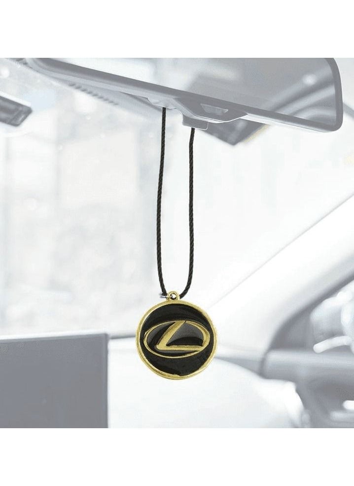 LEXUS LEXUS Logo Car Emblem Car Mirror Hanging Pendant Metal Mini Car Decoration Chain With LEXUS Logo 1 Pcs  - Image 1