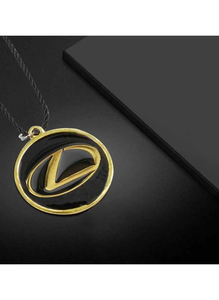 LEXUS LEXUS Logo Car Emblem Car Mirror Hanging Pendant Metal Mini Car Decoration Chain With LEXUS Logo 1 Pcs  - Image 2