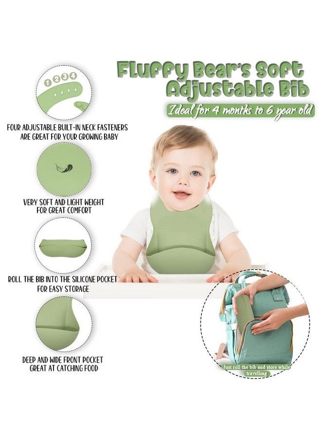 ™ Baby Feeding Set Food Grade Silicone ; Placemat Suction Plate Silicone Spoon Fork Adjustable Bib 5Pcs Kids Tableware Kit Microwave Safe Non Toxic Bpa Free Gift Set (Dino) - pzsku/Z055B6962EDBA05D231EBZ/45/_/1692273965/9cafa8fc-1a11-4c87-8fbc-0ea81c3a30d5