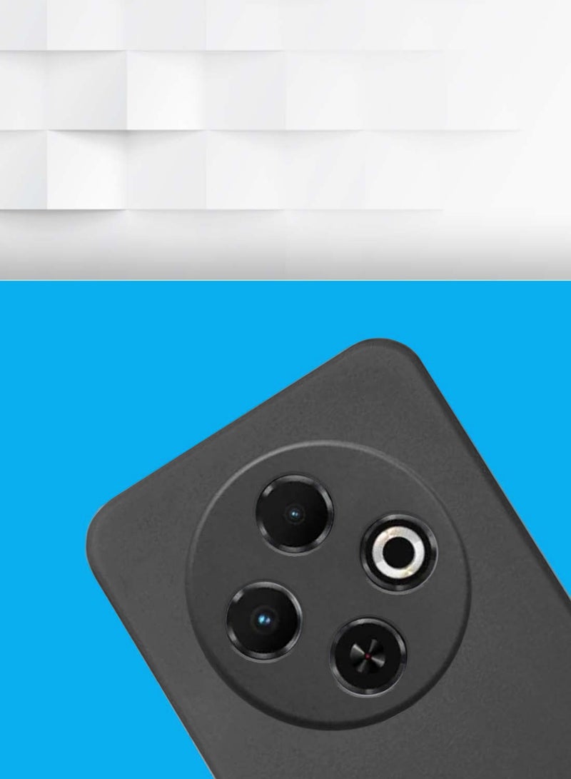 Wtech Tecno Spark 30C 4G 2024 Premium Soft Liquid Silicone Case Cover - Grey - Image 3