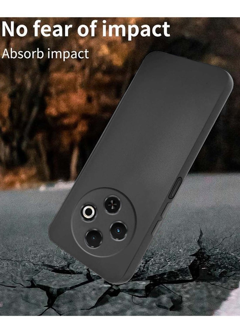 Wtech Tecno Spark 30C 4G 2024 Premium Soft Liquid Silicone Case Cover - Grey - Image 4