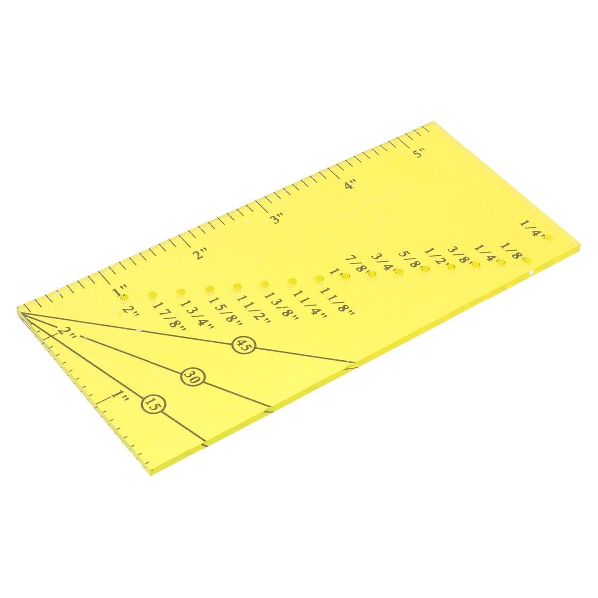 Resistance Ruler Generic Yellow Acrylic Sewing Machine Resistance Ruler for Patchwork ...