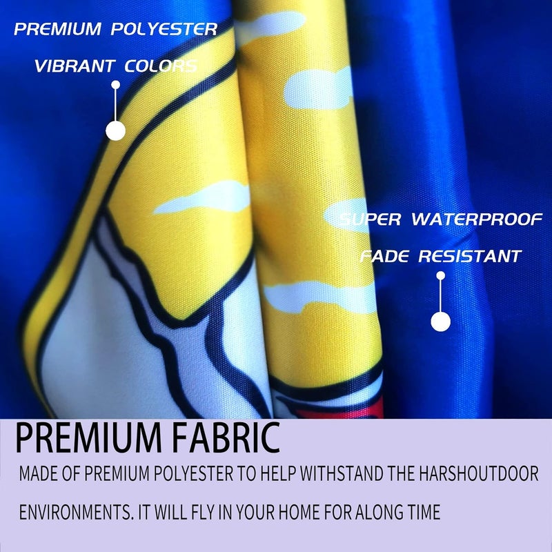 ARSOF Montana State Flag 3x5 Double Sided Outdoor Heavy Duty Montana Treasure MT State Flags 3 Ply with Durable Canvas Header and ​2 Brass Grommets Vivid Colors - Image 5