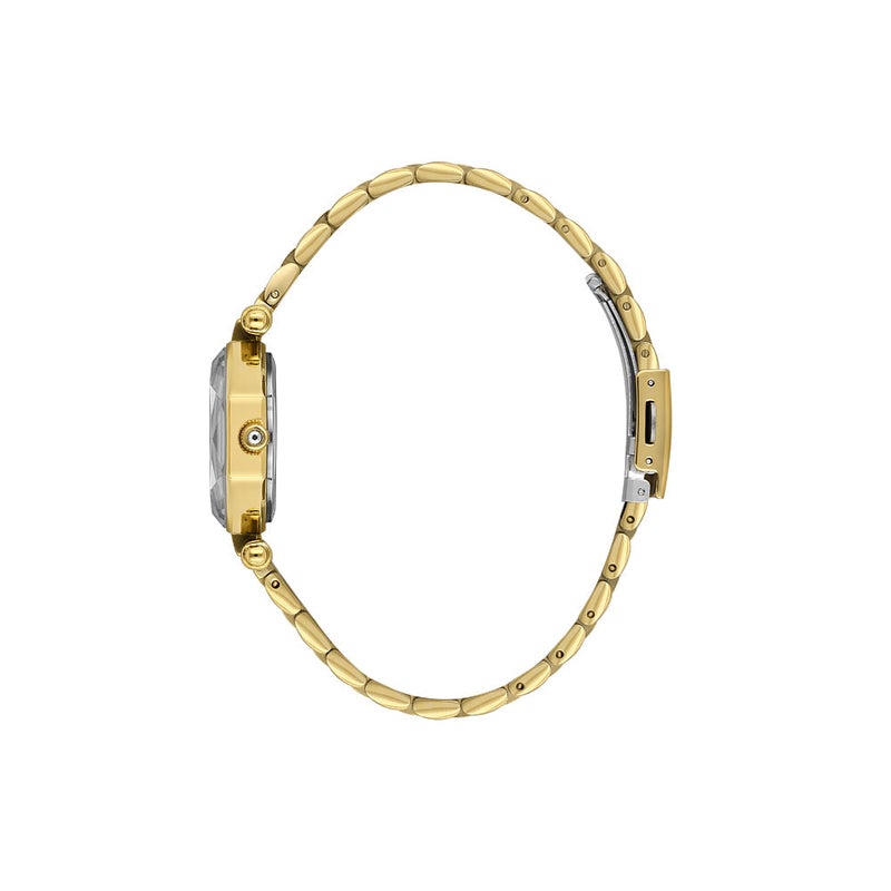 دانيل كلاين ساعة نسائية ستانلس ستيل | هيكل من سبيكة ذهبية | تناظري | قرص دائري ذهبي فاتح بتصميم مشع | حركة كوارتز يابانية | فاخرة | مقاومة للماء حتى عمق 30 مترًا - Image 2