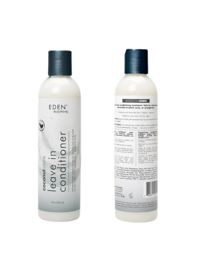 eden bodyworks Eden Body Works Coconut Shea Leave In Conditioner 8Oz - Image 1